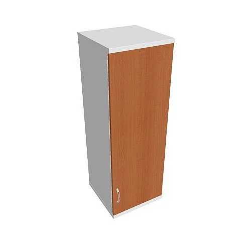 Skříň policová dvéřová 115.2*40 cm S34001PH, bílá/třešeň Koupit Online
