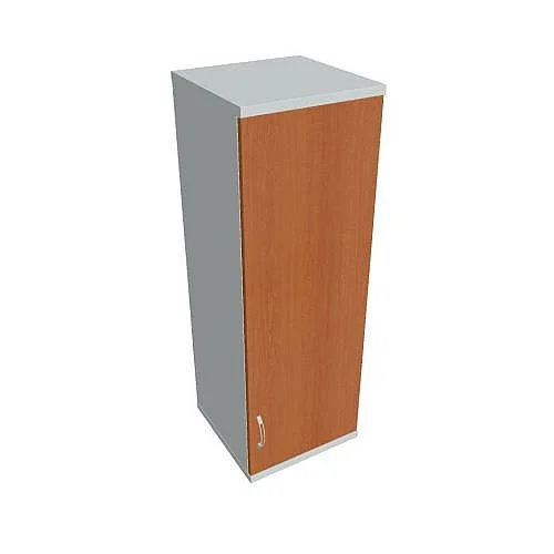 Skříň policová dvéřová 115.2*40 cm S34001PH, šedá/třešeň Vrácení Zdarma