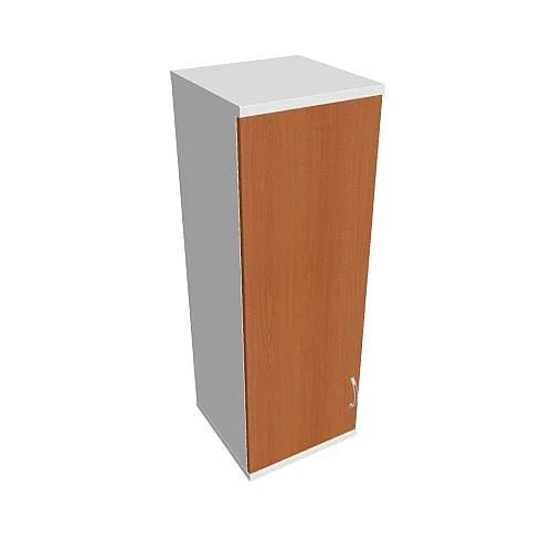 Zlevněný Skříň policová dvéřová 115.2*40 cm S34001LH, bílá/třešeň