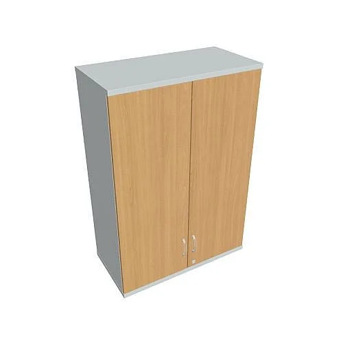 Skříň policová dvéřová 115.2*80 cm SZ38001H, šedá/buk Expresní Doručení