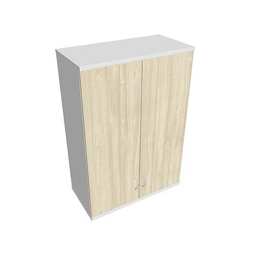 Skříň policová dvéřová 115.2*80 cm SZ38001H, bílá/akát Nejlepší Cena