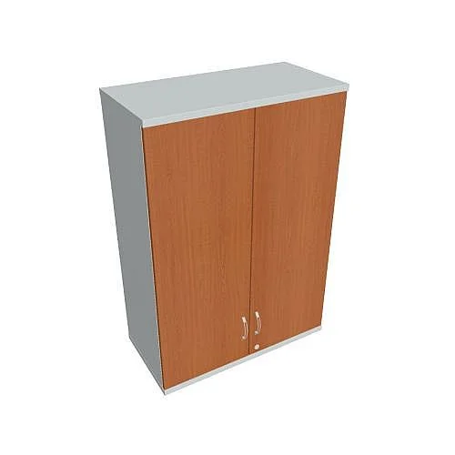 Skříň policová dvéřová 115.2*80 cm SZ38001H, šedá/třešeň Sezónní Sleva
