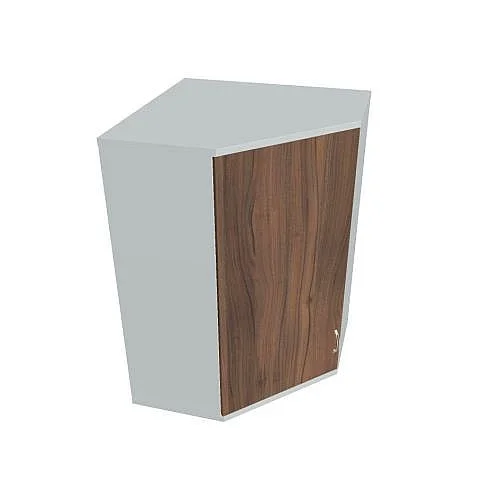 Skříň vnitřní roh levá 115.2 cm SRV301LH, šedá/ořech Výprodej