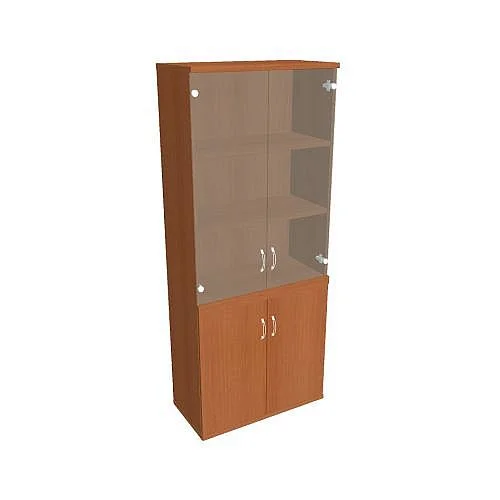 Skříň policová dvéřová 192*80 cm S58012, třešeň/třešeň Časově Omezené