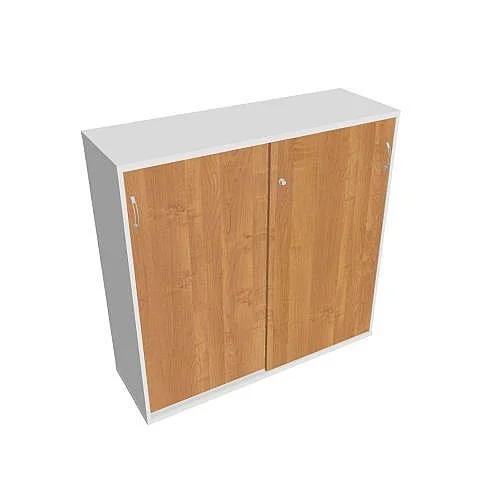 Skříňka s posuv. dveřmi 115.2*120 cm SZ312002, bílá/olše Nejlepší Volba