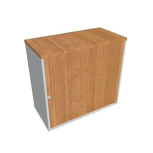 Cenově Výhodný Skříň roletová pravá stolová 80 cm SPRZ8040P, šedá/olše
