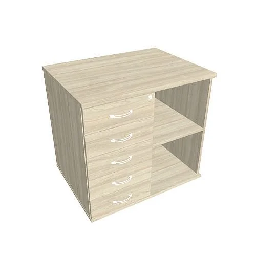 Skříň kon stol levá napříč 80 cm SPKZ38060LN, akát/akát Sezónní Sleva