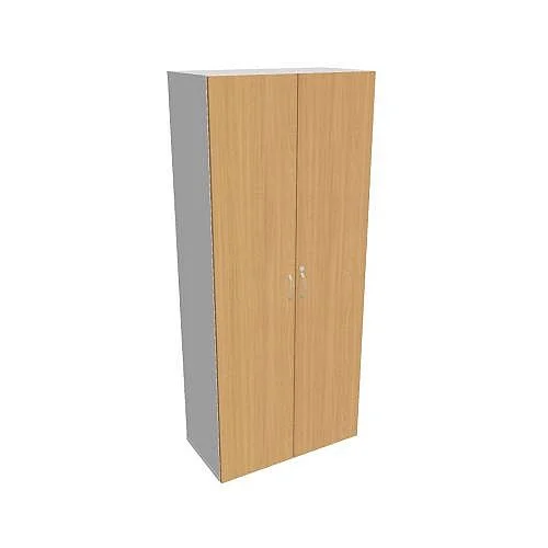 Skříň šatní dvéřová 185*80 cm DZR58001, bílá/buk Tovární Cena