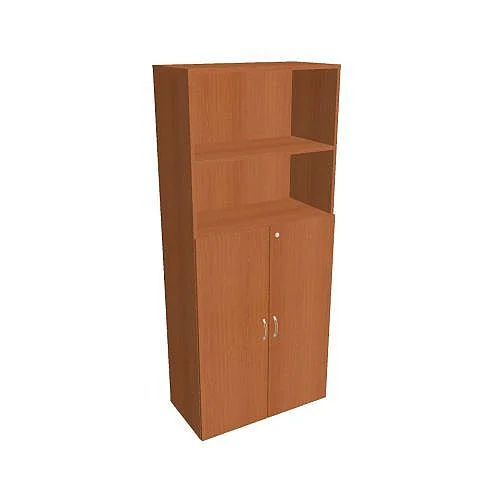 Skříň policová dvéřová 185*80 cm DZ58004, třešeň/třešeň Přímo Od Výrobce