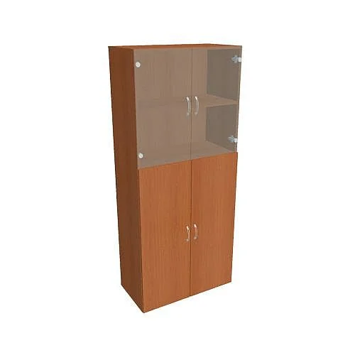 Horká Nabídka Skříň polic dvéřová 185*80 cm D58008, třešeň/třešeň