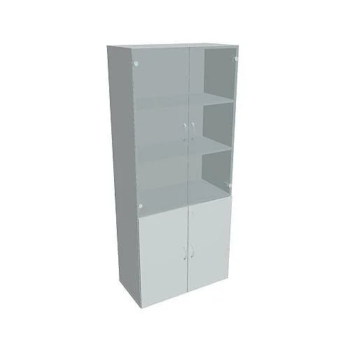 Odeslání Ihned Skříň polic dvéřová 185*80 cm DZ58009, šedá/šedá