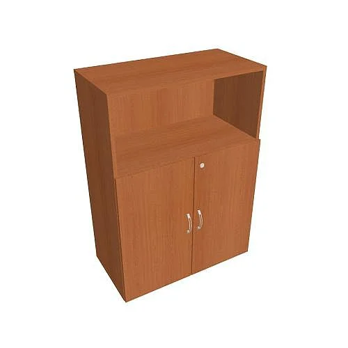 Skříň policová dvéřová 111*80 cm DZ38002, třešeň/třešeň Cenová Bomba