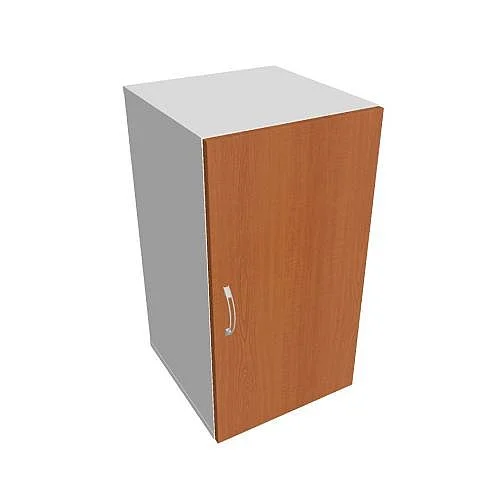 Skříň policová dvéřová 74*40 cm D24001, bílá/třešeň Akční Nabídka