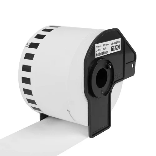 Vysoce Kvalitní PRINTLINE kompatibilní s Brother DK-N55224, bílá papírová role, nelepící 54 x 30,48m