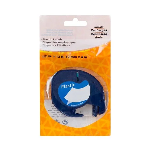 Akční Nabídka PRINTLINE kompatibilní páska s DYMO 59425, 12mm,4m,černý tisk/zelený. p, LetraTag, plast.