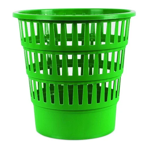 Office Products - odpadkový koš perforovaný, 16 l, PP, zelený Akční Nabídka