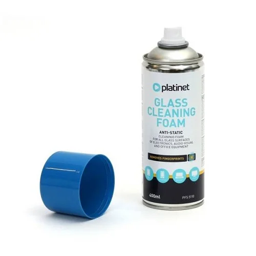 Originální Platinet PFS5110 antistatická univerzální čistící pěna na skleněné povrchy 400 ml