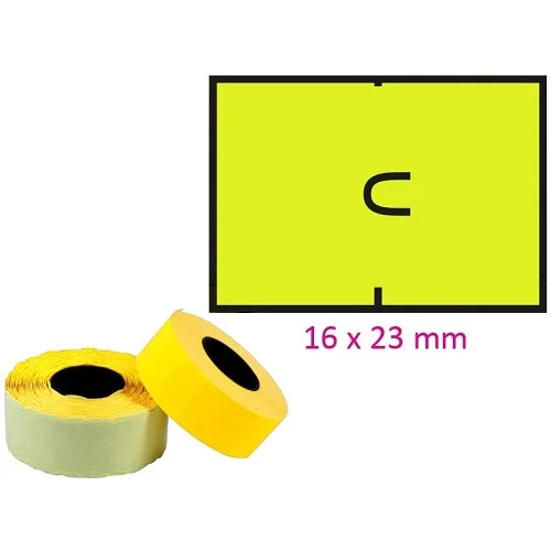 Omezená Nabídka Motex - cenové etikety 16 × 23 mm, 870 etiket, žluté
