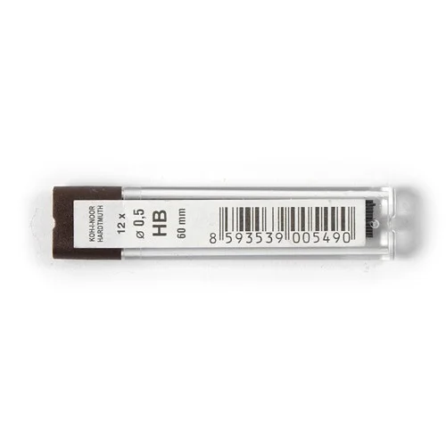 Koh-i-noor 4152 - grafitové tuhy do mikrotužky 0,5 mm, HB - 12 ks Must-Have