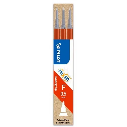 Pilot FriXion Point 2059 - náplň do gumovacího pera 0,5 mm, červená - 3 ks Nejlepší Volba