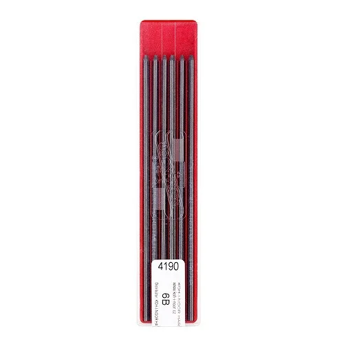 Akční Cena Koh-i-noor 4190 - grafitové tuhy do versatilky 2 mm, 6B - 12 ks