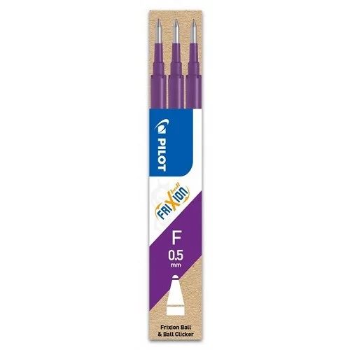 Pilot FriXion 2065 - náplň do gumovacího pera 0,5 mm, fialová - 3 ks Kup Teď
