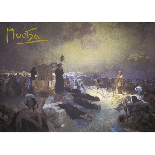 Časově Omezené Pohled Alfons Mucha Slovanská epopej – Po bitvě na Vítkově, krátký
