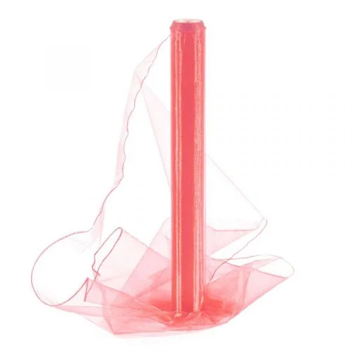 Vikpap - organza 40 cm × 9,14 m, korálová růžová Dokud Zásoby Vydrží