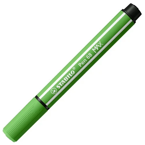 Akční Cena Prémiový vláknový fix se silným klínovým hrotem - STABILO Pen 68 MAX - 768/43 - listová zelená