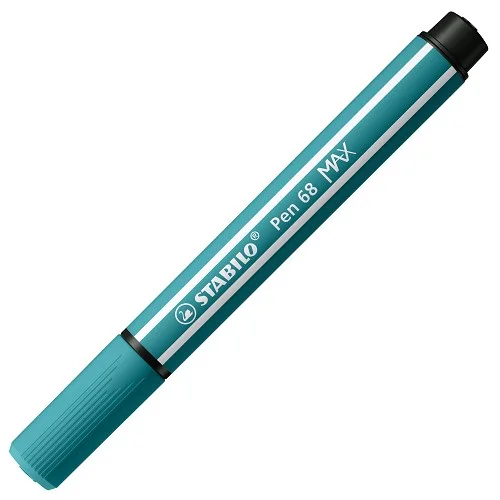 Prémiový vláknový fix se silným klínovým hrotem - STABILO Pen 68 MAX - 768/51 - tyrkysově modrá Rychlé Dodání