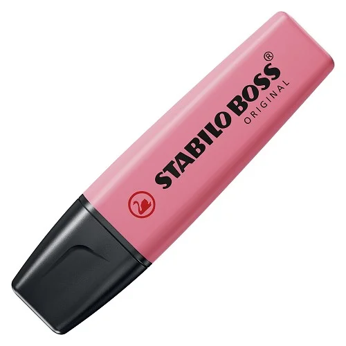 Zvýrazňovač - STABILO BOSS ORIGINAL Pastel - 70/150 - třešňová Jen Po Omezenou Doba