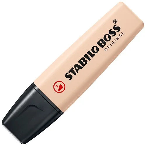 Zvýrazňovač - STABILO BOSS ORIGINAL NatureCOLORS - 70/186 - béžová Horká Nabídka