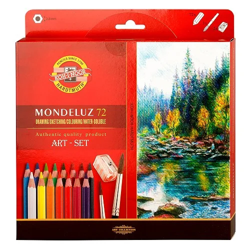 Koh-i-noor MONDELUZ 3714/72 - akvarelové pastelky - 72 ks Dokud Zásoby Vydrží