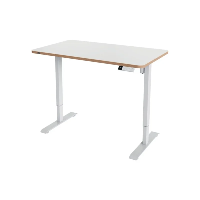Výškově nastavitelný elektrický stůl Leitz Ergo – 120 x 70 cm / bílá Akce