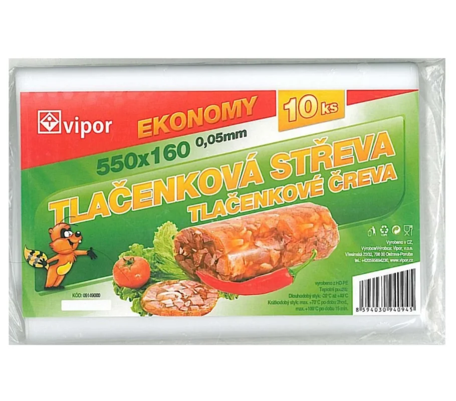 Značkový Folie na tlačenku, 550mm x 160mm, 10ks