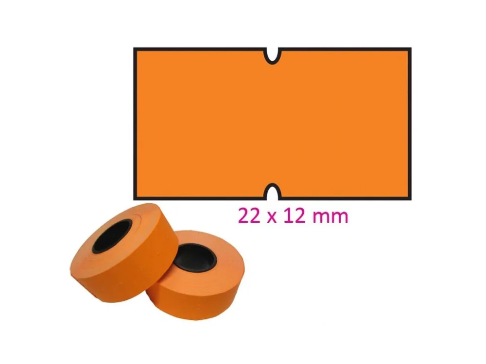 Značkový Etikety značkovací sign oranž 22x12 Cola-ply/rovné