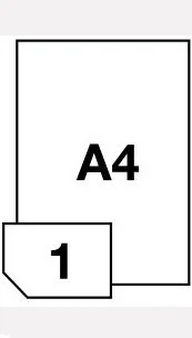 Etikety A4 bílá 210x297 SK /100ks Nejlepší Volba