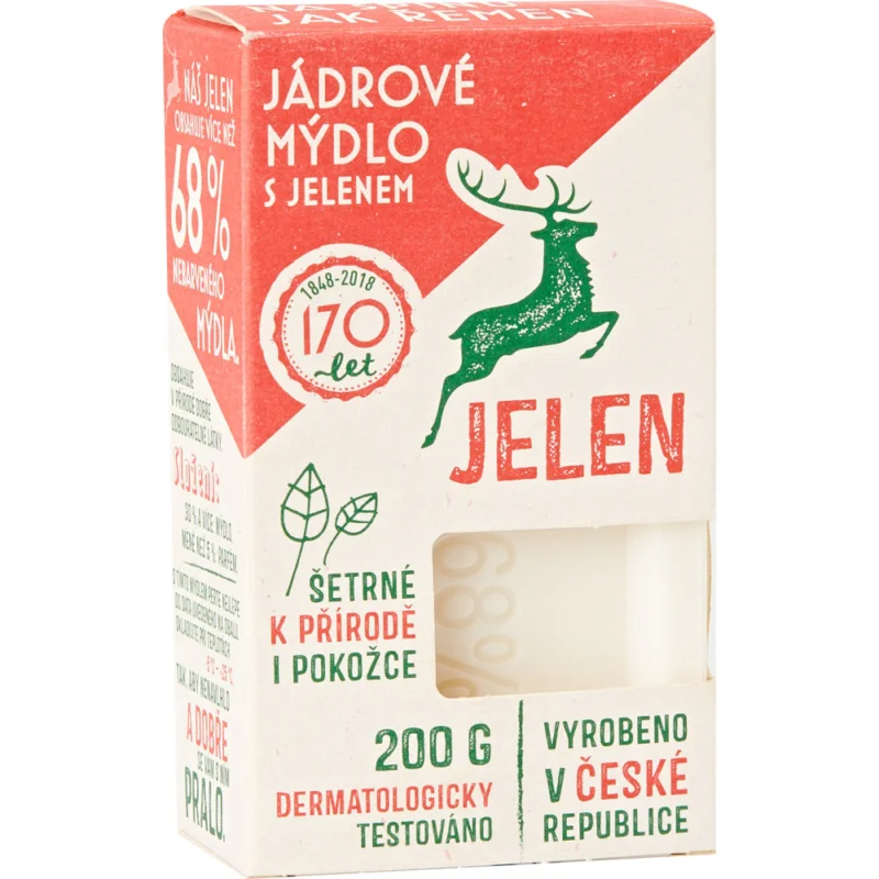 Jelen jádrové mýdlo na praní, 200g Autentický