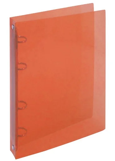 Pouze Dnes Pořadač A5, PP, 4kr., 2,5cm, průhledná oranžová Opaline