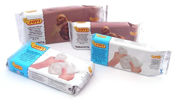 Modelovací samotvrdnoucí hmota 250g-hnědá Akce