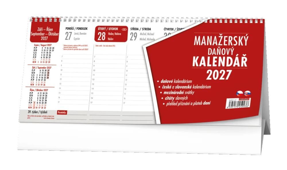 Stolní kalendář - BSN1 - Manažerský daňový Must-Have