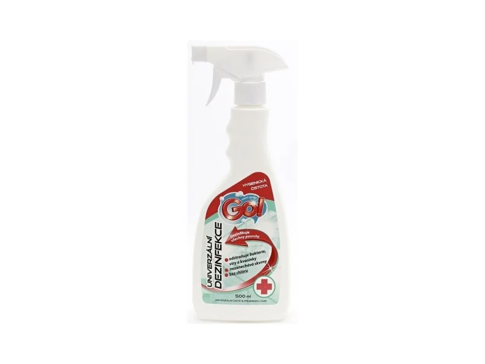 Dezinfekční prostředek GO! - univerzální, 500 ml Nejlepší Cena