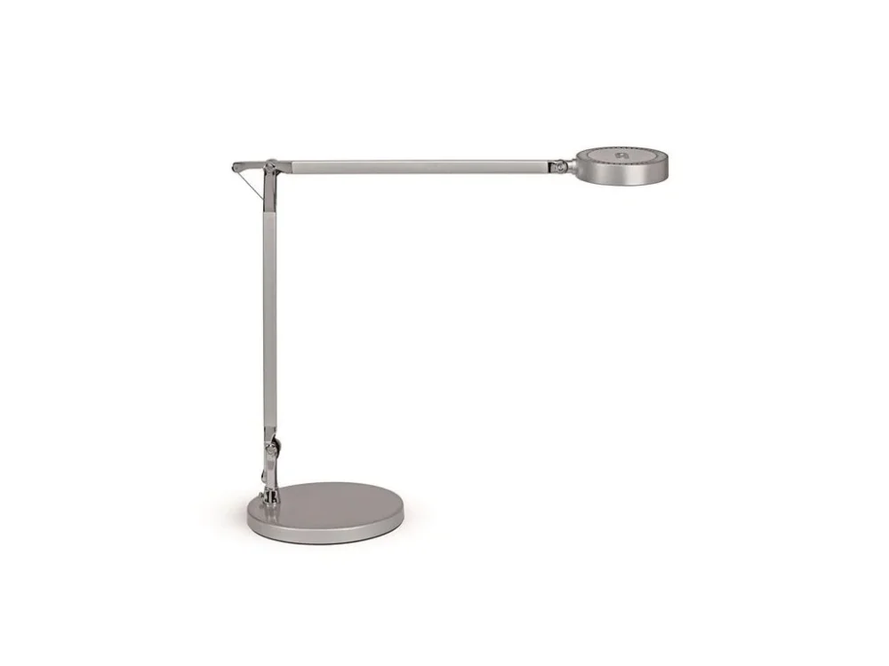 Stolní LED lampa MAULgrace - stmívatelná, stříbrná Akce
