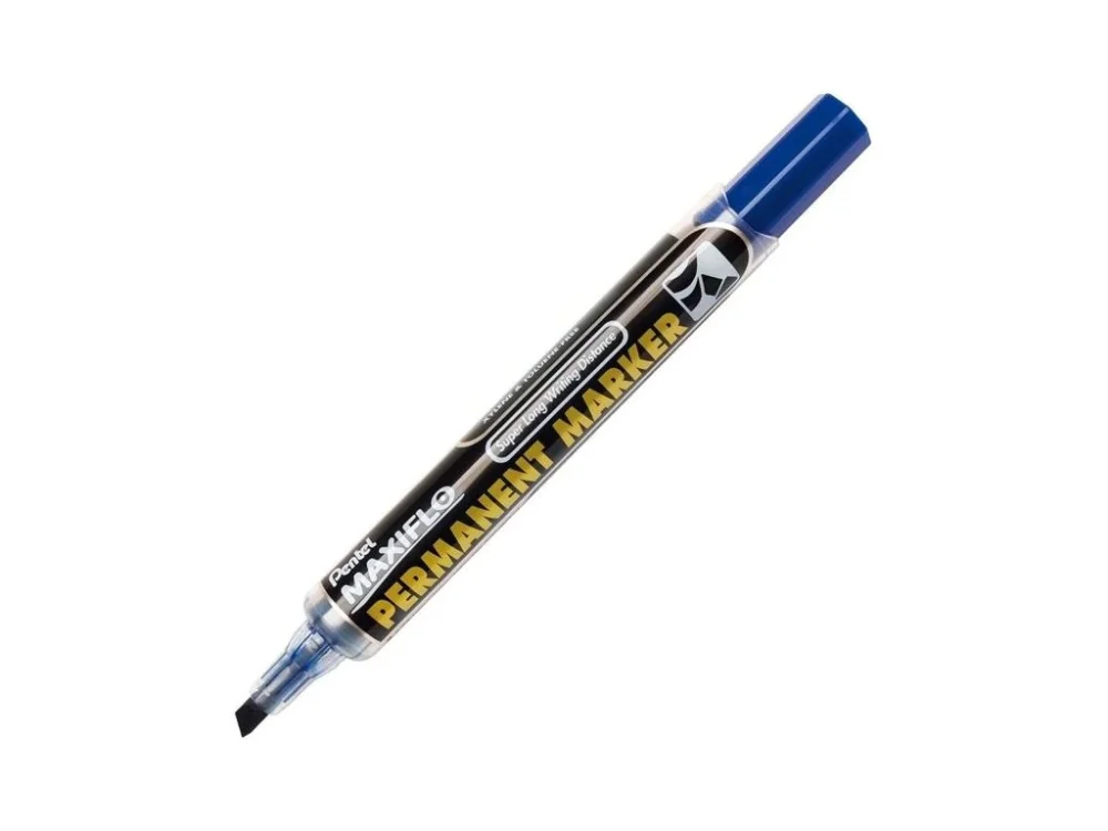 Aktuální Permanentní popisovač Pentel NLF60, modrý