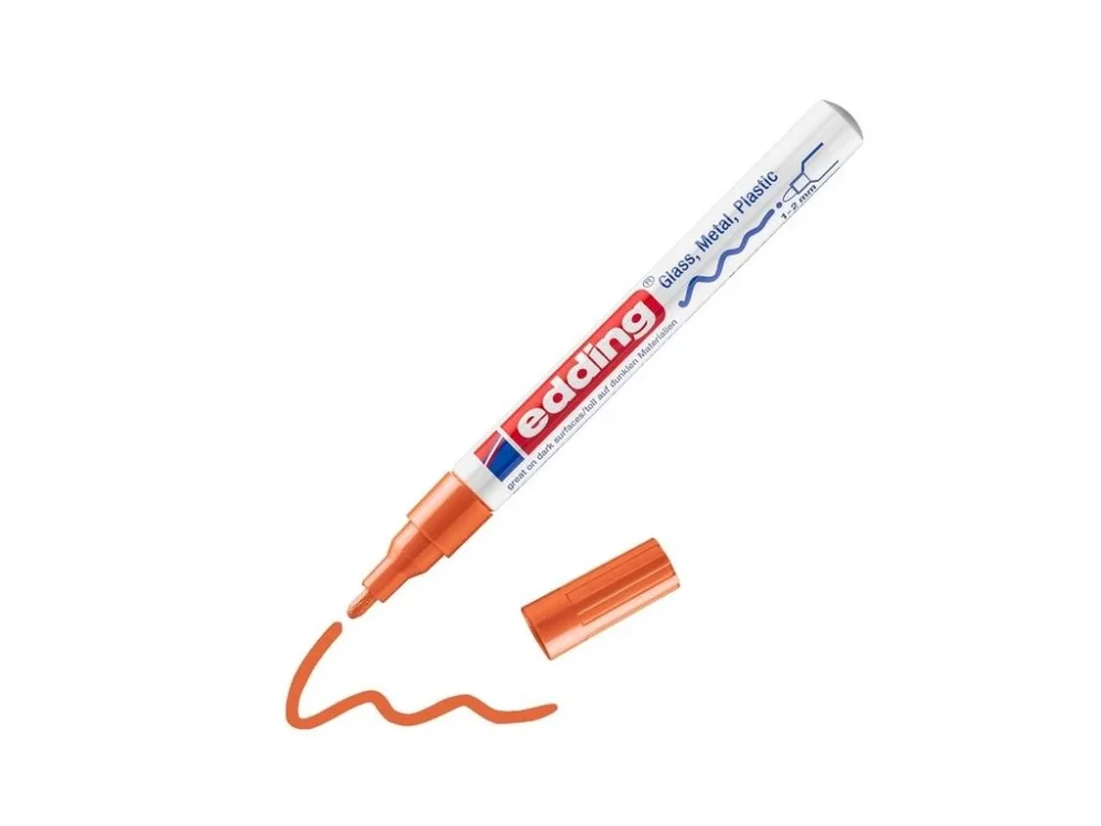 Akční Nabídka Lakový popisovač Edding 751, oranžový