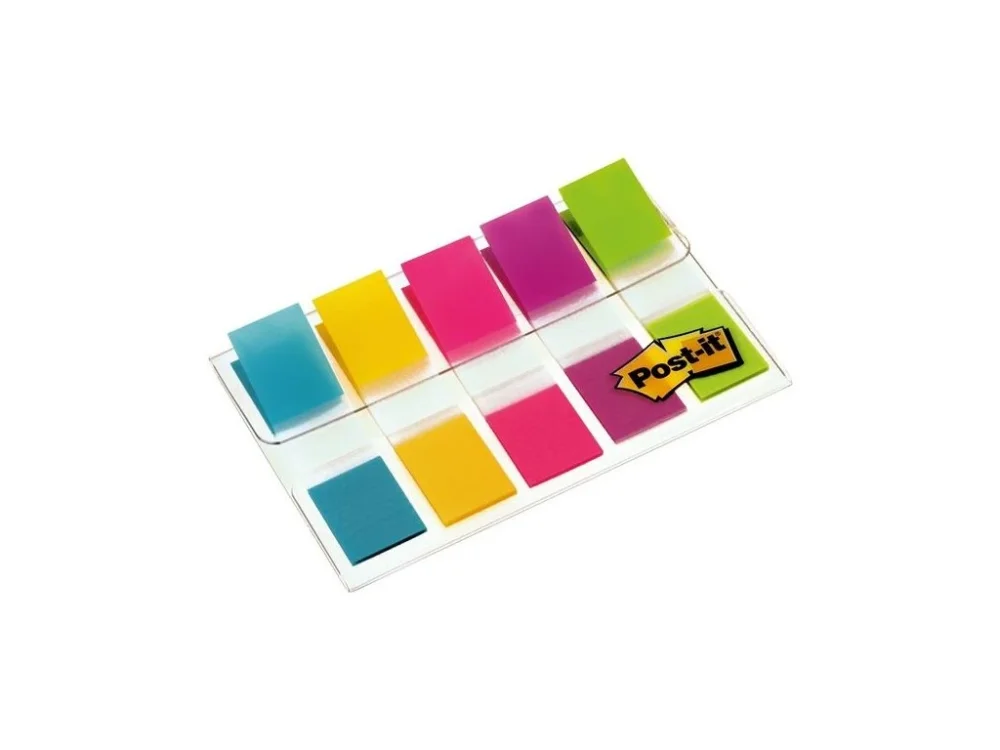 3M™ Post-it® záložky s transparentním zásobníkem Originální