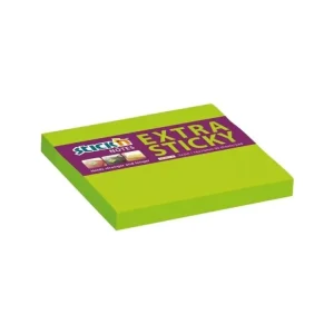 Bloček Hopax Extra Sticky, 76 x 76 mm, neon zelený Ihned K Objednání