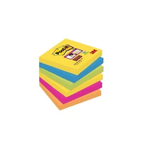 Bloček Post-it Sticky, 76 x 76 mm, Carnival, 6 ks Originální