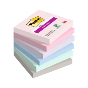 Bloček Post-it Sticky, 76 x 76 mm, SOULFUL 6 ks Must-Have