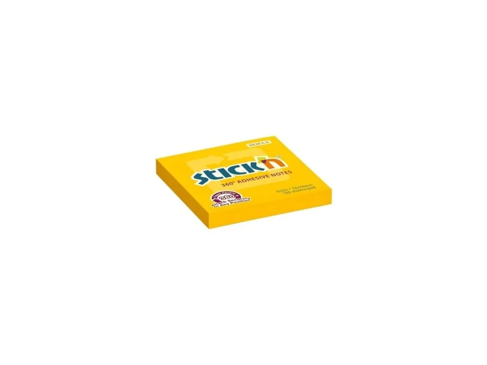 Bloček Hopax 360, 76 x 76 mm, oranžový Nakupujte Hned